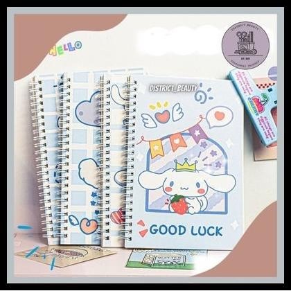 

BEST DEAL BUKU TULIS RING A5 SANRIO CINNAMOROL HELLO KITTY NOTEBOOK BUKU RING A5 !!!!