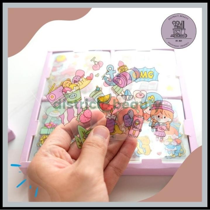 

DISKON STIKER MOTIF KARTUN ANAK PEREMPUAN MOMO STIKER TAHAN AIR ISI 100 PCS !!!!!