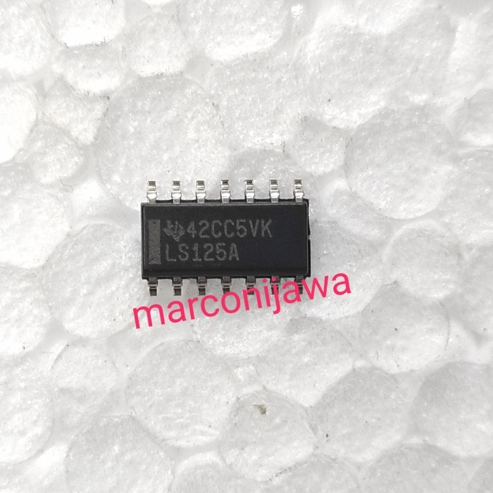 FQ548 LS125A 74LS125A IC SMD TEMPEL FREE ONGKIR