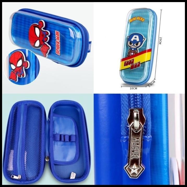 

TERMURAH DISNEY MARVEL PENCIL BOX KOTAK PENSIL TEMA SUPERHERO SPIDERMAN !!!!!!