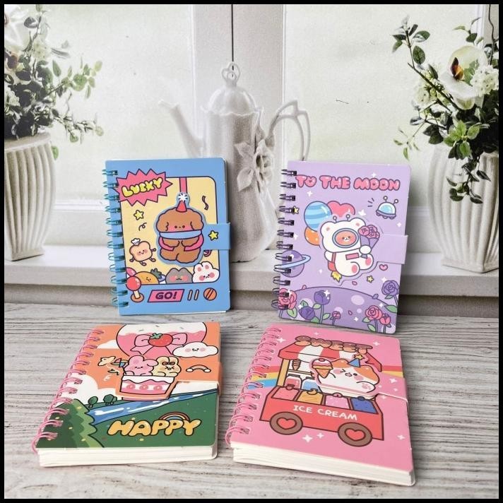 

GRATIS ONGKIR NOTEBOOK SPIRAL MINI KARAKTER ANIMAL CUTE PREMIUM UKURAN A7 TERMURAH !!!!!!