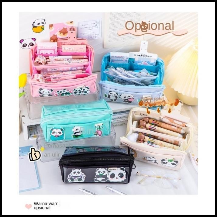 

TERMURAH PENCIL CASE KOTAK PENSIL BESAR AESTHETIC KOREA STYLE !!!