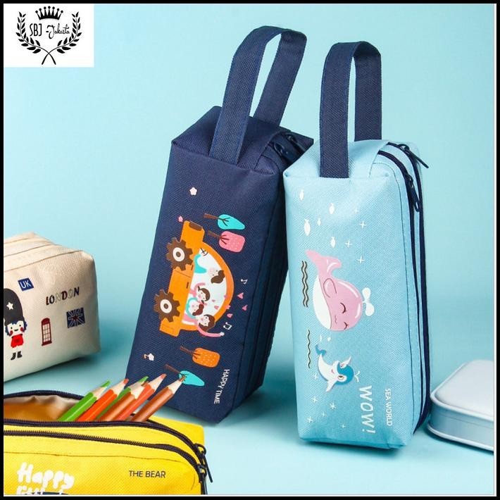 

BEST DEAL TEMPAT PENSIL KOTAK PENSIL MULTIFUNGSI SOFTCASE SBJ-01 PENCIL CASE !!!!!
