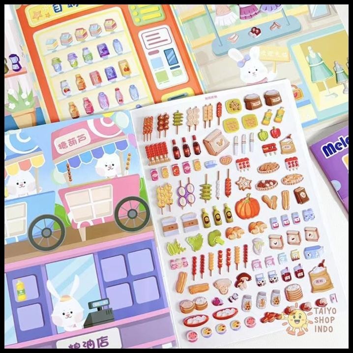 

GRATIS ONGKIR TAIYO MAINAN ANAK STICKER BOOK TEMATIK KARAKTER KECIL BUKU STIKER !!!!