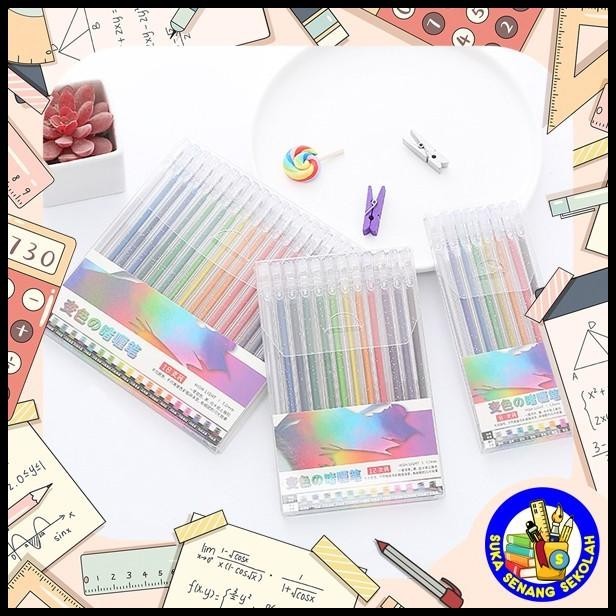 

HOT DEAL SET 8 PCS PULPEN GEL GLITTER ANEKA WARNA S0234