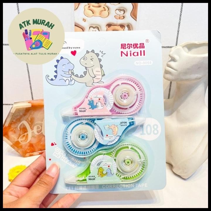 

GRATIS ONGKIR CORRECTION TAPE TIPE X NIAL 3 IN 1 DINO CT-1047 CORTEP TERMURAH TERLU !!