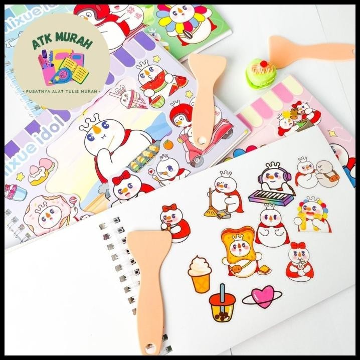 

GRATIS ONGKIR BUKU STIKER SPIRAL MANUSIA MIXUE SALJU SNOWMAN PS-1022 STICKER BOOK !!!