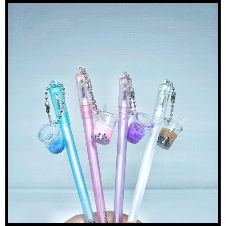 

TERMURAH PEN BOBA SET 1 LUSIN PULPEN BOBA TEA UNIK LUCU BOLPOIN BUBBLE TERMURAH