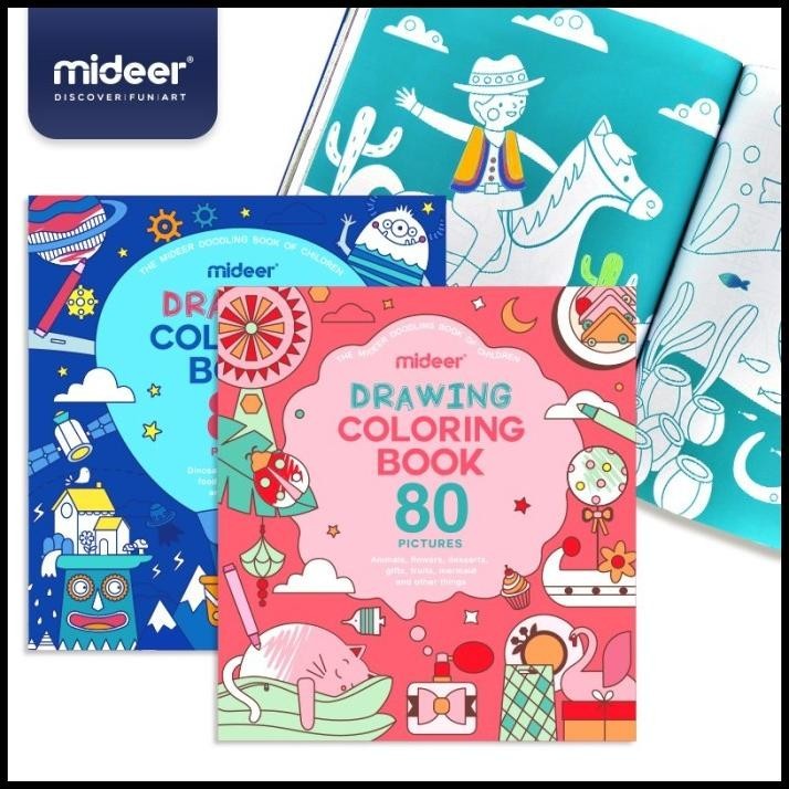 

DISKON MIDEER DRAWING COLORING BOOK - GIRL - MIDEER ART BOOK