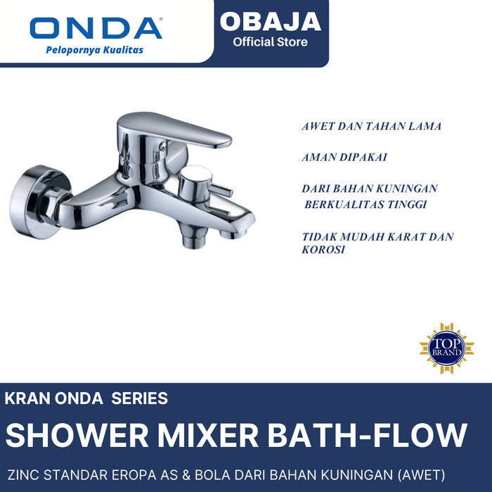 Kran Shower Xer Bath Flow 1/2" Onda / Kran Shower Onda