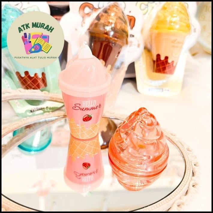 

TERMURAH CORRECTION TAPE BENTUK MINUMAN MAKANAN ICE CREAM ESKRIM ALAT TULIS SEK !