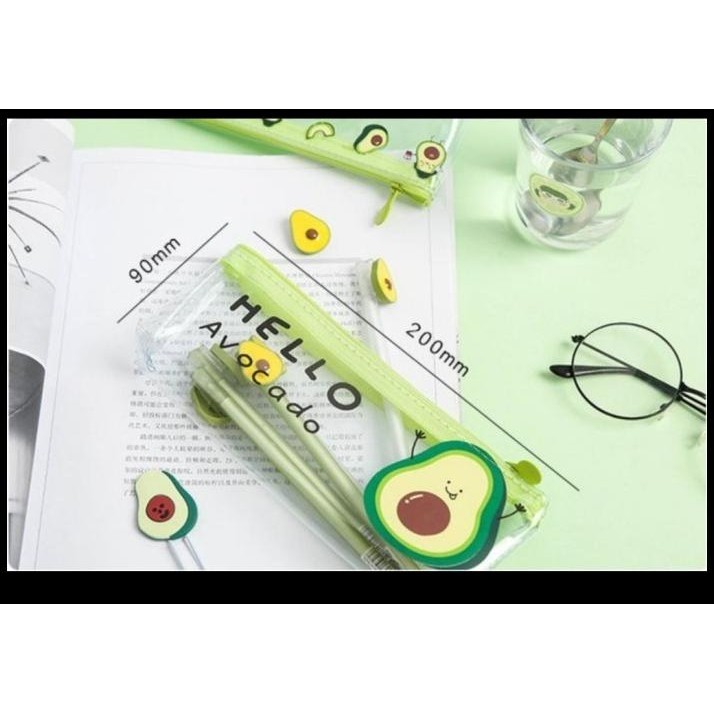 

TERBARU TAS KOSMETIK KOTAK PENSIL TEMPAT PENSIL TAS MULTIFUNGSI MOTIF AVOCADO !!