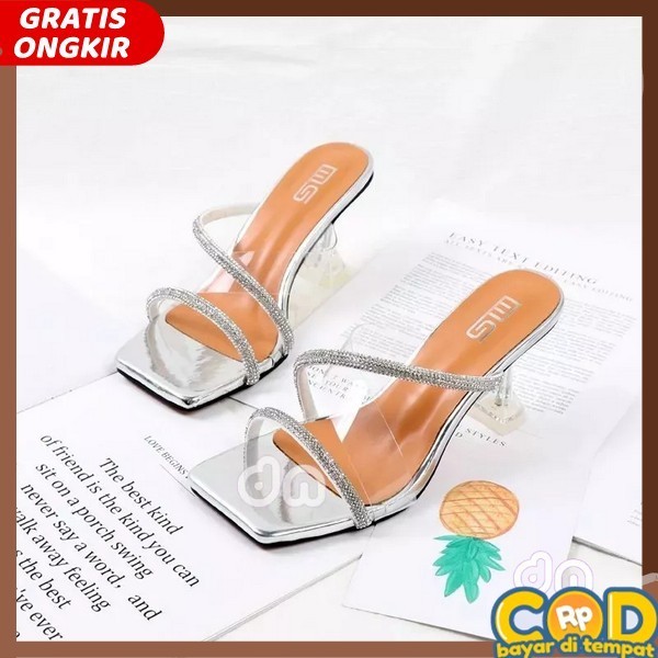 Heel Hak Kaca Kekinian Hak Tahu Shandal Hsk Jinjit Model Terbaru Heals Kerja Termurah Highheels Cewe
