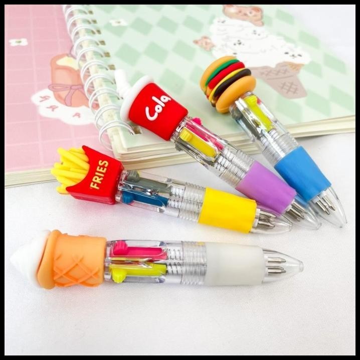 

HOT DEAL PULPEN 4 WARNA BURGER COLA FAST FOOD PENA PEN BALLPOINT 4 WARNA BURGER !!!!!!!