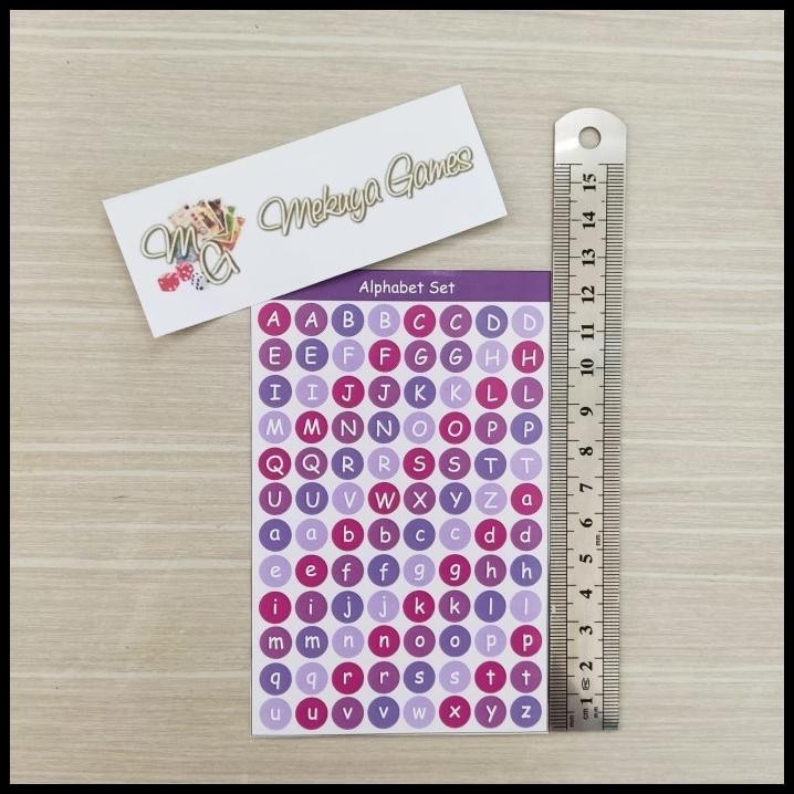 

GRATIS ONGKIR STICKER ALPHABET SET HURUF KAPITAL KECIL DECO JOURNAL PHOTO CARD KPOP !!!