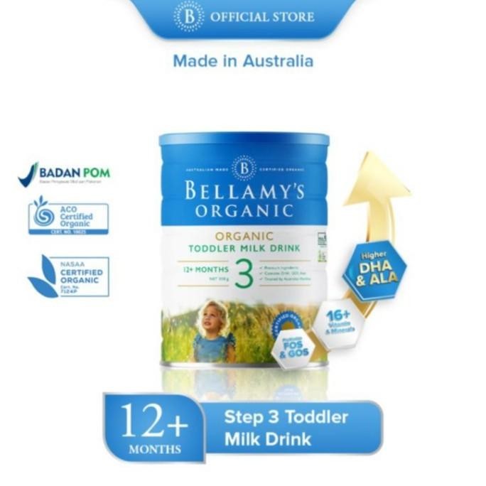 

Bellamy's Bellamys Organic Susu Formula Step 3 900 Gram (1-3 Tahun) PS