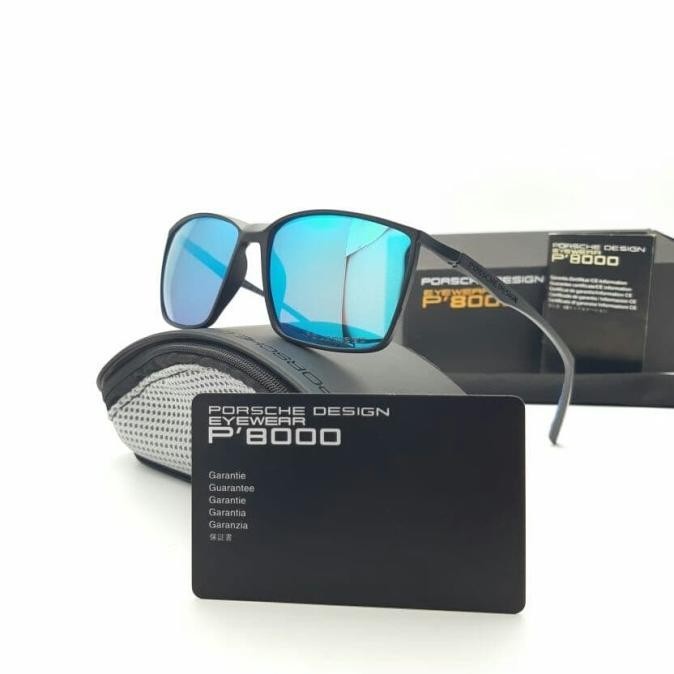 Kacamata Pria Porsche Design 5234 P5234 PD5234 Biru Polarized