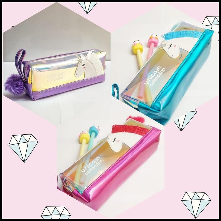 

DISKON TEMPAT KOTAK PENSIL HOLOGRAM MURAH UNICORN + KOTAK MEWAH BERBACKGROUND !!!!