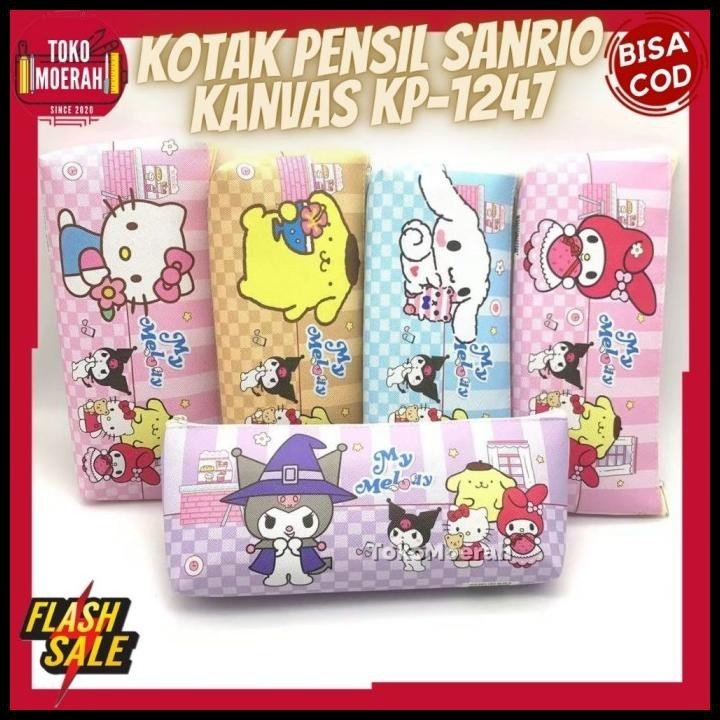 

HOT DEAL KOTAK PENSIL KANVAS SANRIO KP-1247 TEMPAT PENSIL SANRIO KANVAS LUCU UNIK MURAH !!!!!