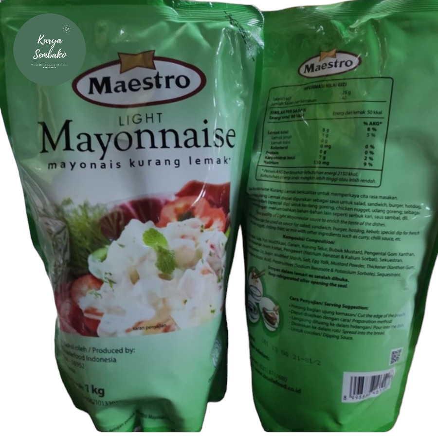 

mayonaise maestro 1kg