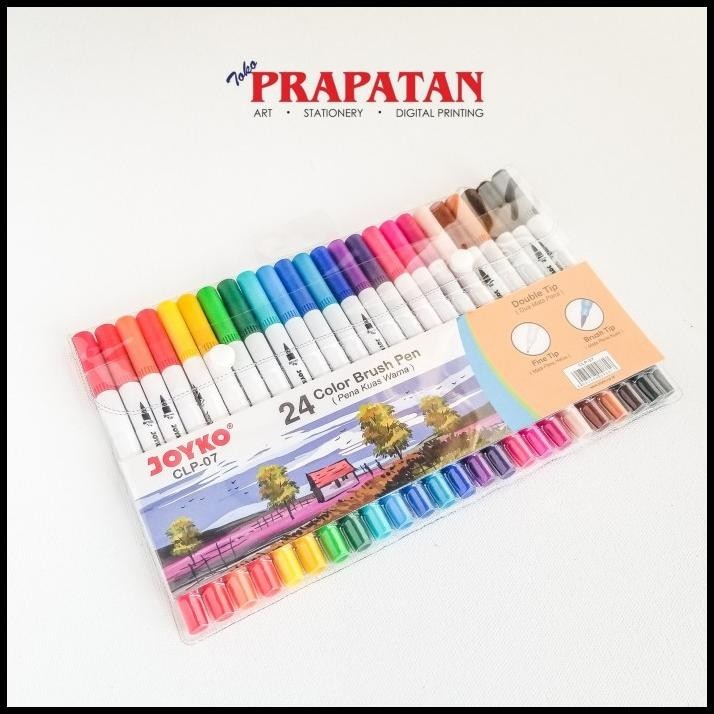 

JOYKO BRUSH PEN 24 WARNA / PENA KUAS