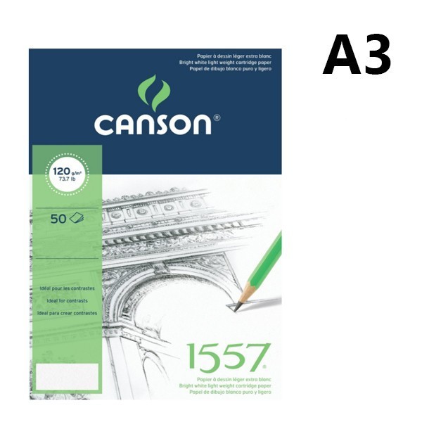 

Canson 15570 Esbozo Drawing Pad A3 120Gsm