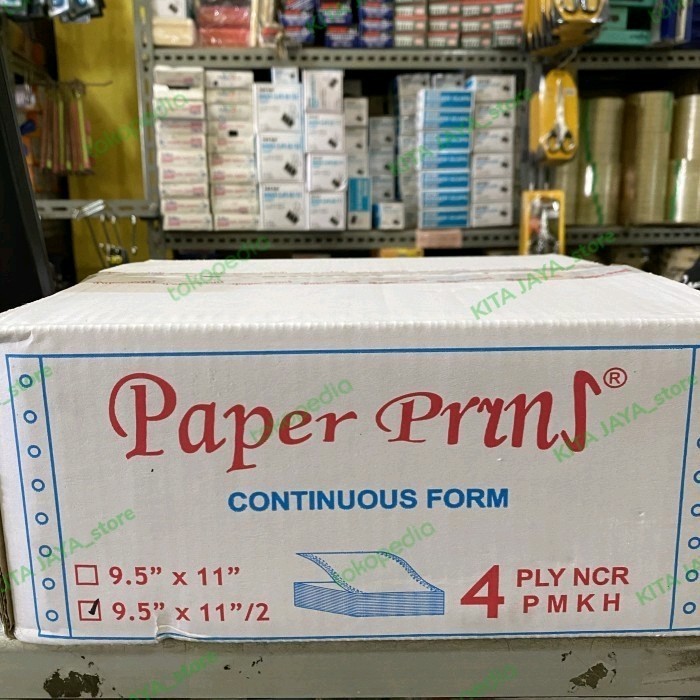 

Continous Form 4 Ply 9,5X11/2 Paperprins