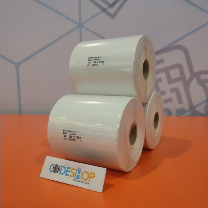 

Label Barcode 100 X 150 Mm Kertas Sticker Label Thermal 100X150 Mm