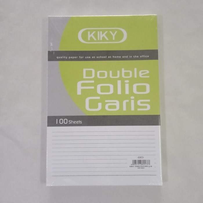 

Kertas Garis Double Folio Bergaris Isi 10 Lbr