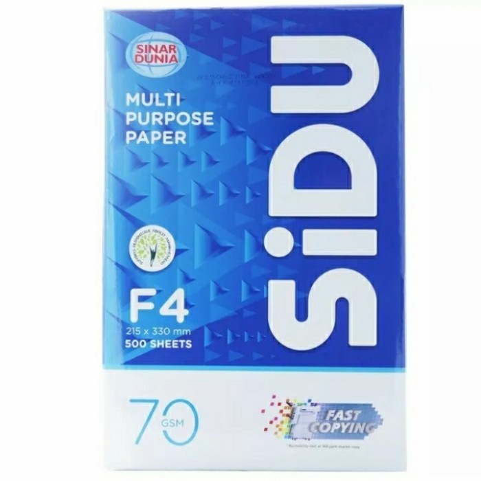 

Kertas F4 Folio 70Gsm Sidu