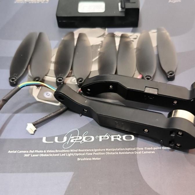 [ Ready] Part Drone Lu20 Pro Baterai 3.7V 2000Mah Motor Arm Propeller Tokonisaya