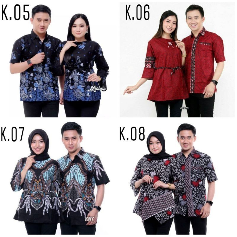 BAJU BATIK COUPLE PASANGAN TERBARU 2024 MODERN/ KAPEL BATIK/ BATIK COUPLE KONDANGAN/ BATIK ORANG TUA