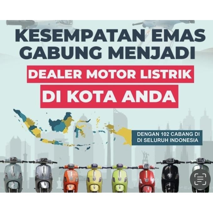 Sepeda Motor Listrik Vspa Uwinfly T3 Scooter Matic Bisa Stnk Garansi Kualitas Premium