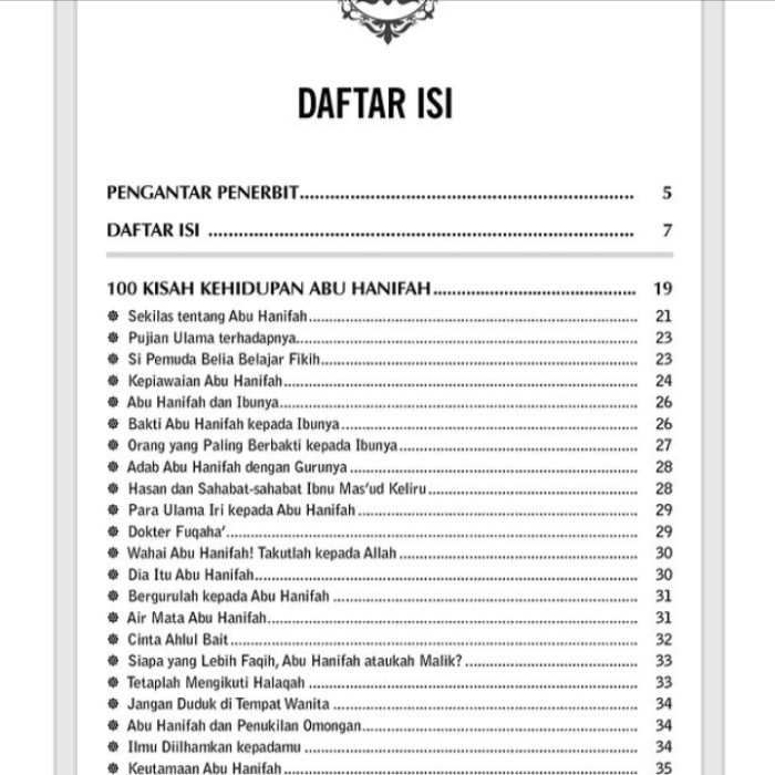 

Buku 400 Kisah Hidup Imam Empat Madzhab