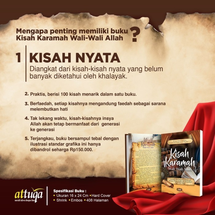 

Buku Kisah Karamah Li Allah 100 Kisah Keteladanan Orang-Orang Shalih