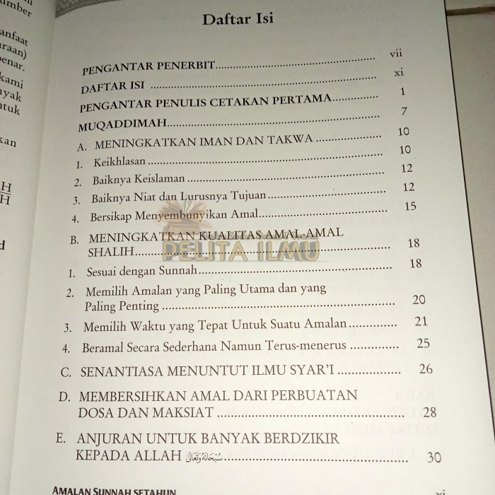 

Buku Amalan Sunnah Setahun Menurut Al-Qur'An Dan As-Sunnah