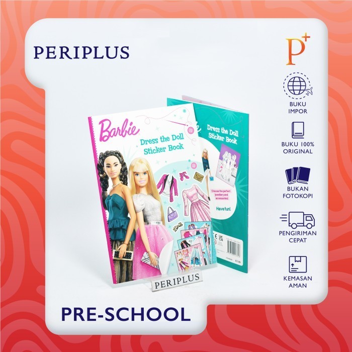 

Barbie Dress The Doll Sticker Book - 9781788243353