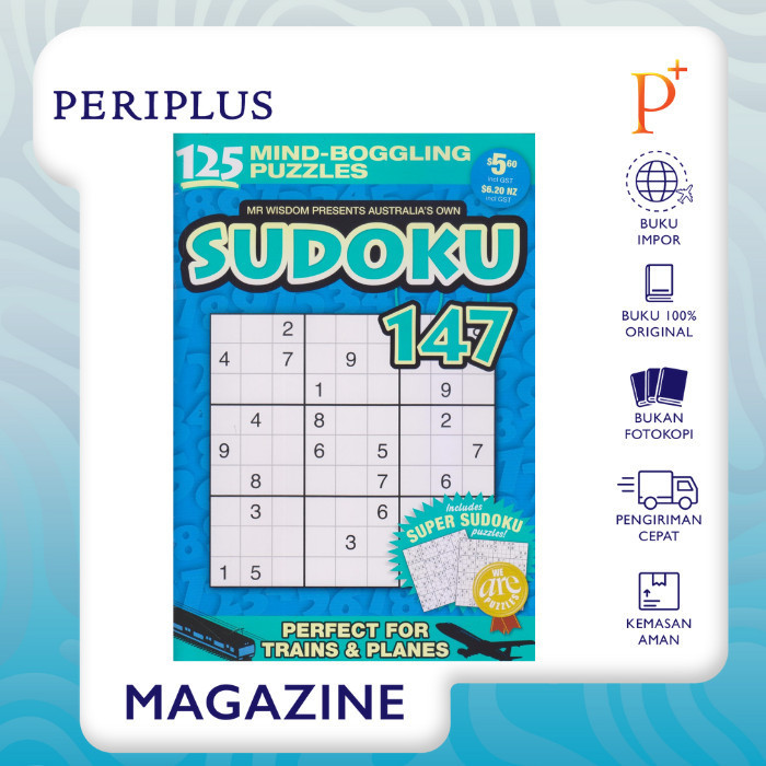 

Majalah Import - Mr Wisdom Sudoku Magazine Au Edisi Terbaru