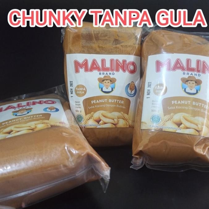 

Malino Peanut butter /Selai Kacang Malino Tanpa Gula (No Sugar) 500gr