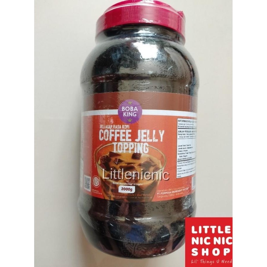 

Boba King Coffee Jelly Topping Toping Jeli Rasa Kopi