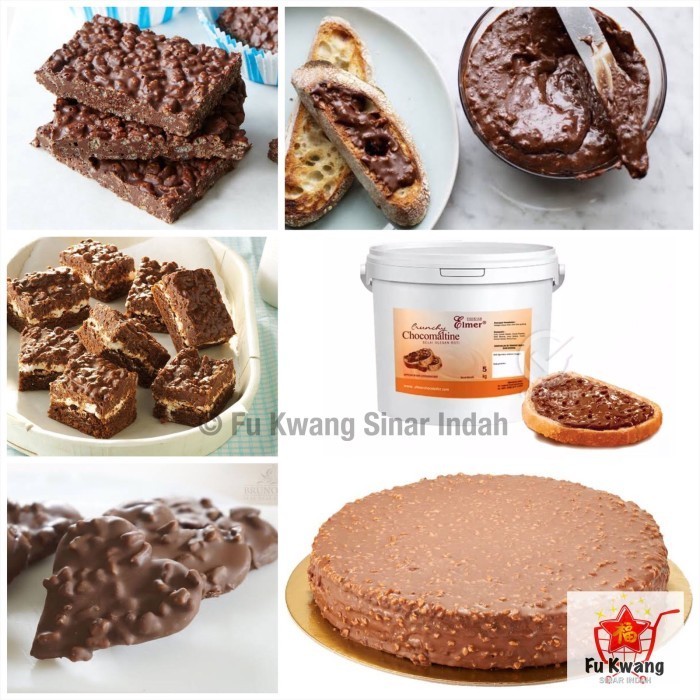 

Elmer Chocomaltine Crunchy Selai Olesan Topping 5Kg