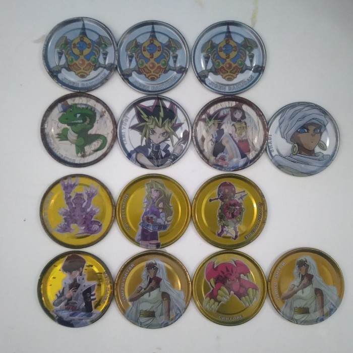 [AXA] TAZOS YUGIOH METALIC  GOLD & SILVER