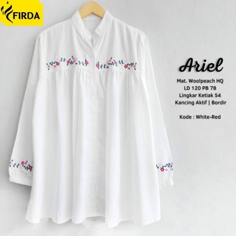 ariel ld 120 Blouse Putih JUMBO by Firda