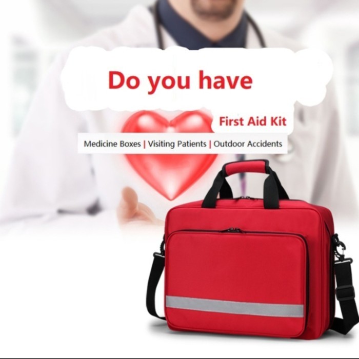Tas Medis Kesehatan/Tas Medis P3K Slempang/Tempat Penyimpanan Medis