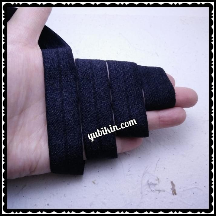 

TERMURAH PITA KARET FOLD OVER ELASTIC 2CM HITAM !!