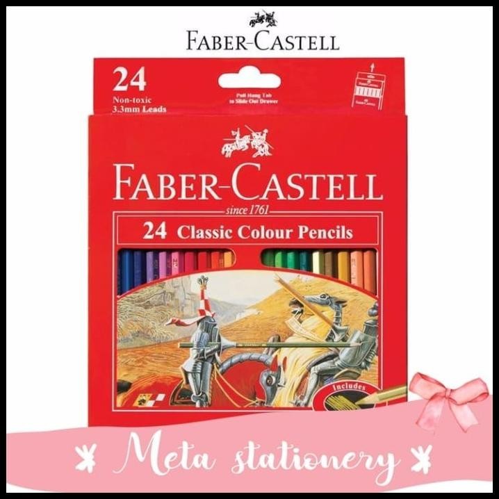 

HOT DEAL PENSIL WARNA CLASSIC FABER CASTELL 24