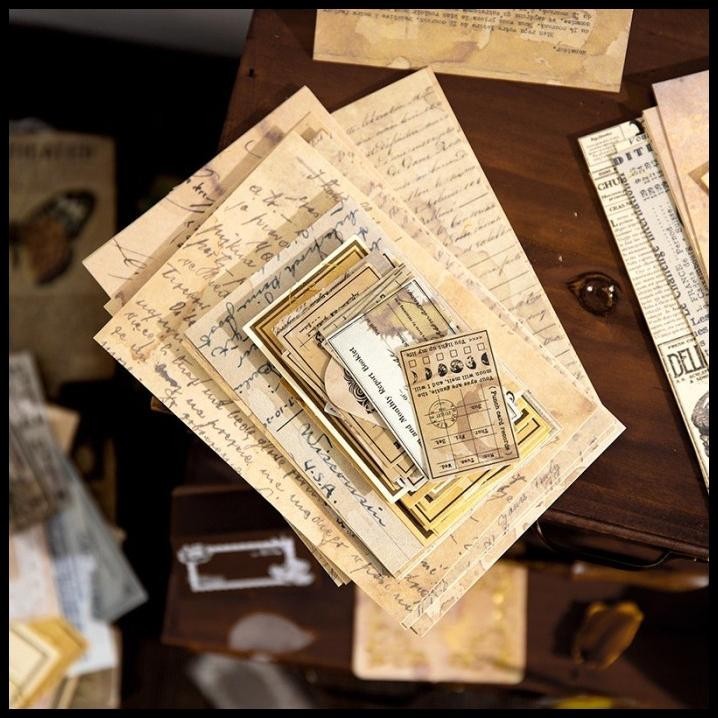 

GRATIS ONGKIR KERTAS SCRAPBOOK VINTAGE MURAH ISI 25 LEMBAR/ PACK DIY KIT PACK RETRO !