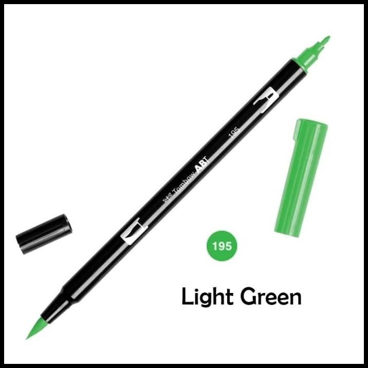 

TERBARU ABT TOMBOW DUAL BRUSH PEN ART MAKER 195 LIGHT GREEN !!!!!!