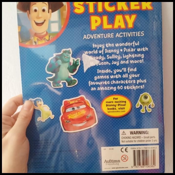 

TERMURAH STICKER ACTIVITY BOOK DISNEY PIXAR MIXED 1001 STICKERS