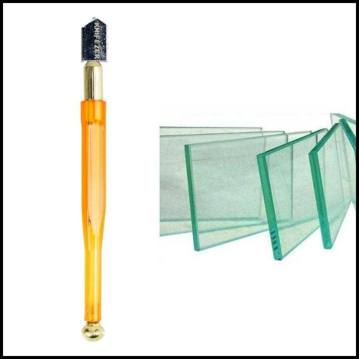 

BEST DEAL CUTTER PISAU ALAT PEMOTONG KACA KERAMIK OIL ROLLING GLASS CUTTER TOOL !